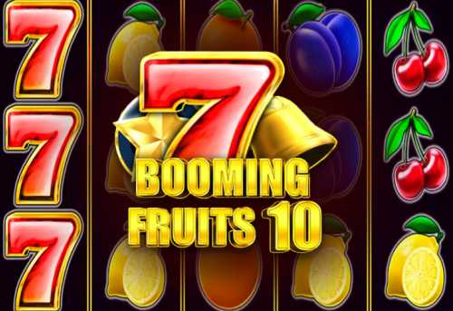 слот Booming Fruits 10