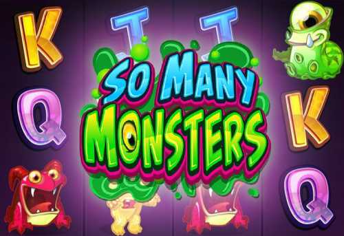 слот So Many Monsters